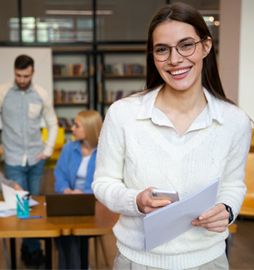 Team meeting about payroll, bookkeeping and tax services